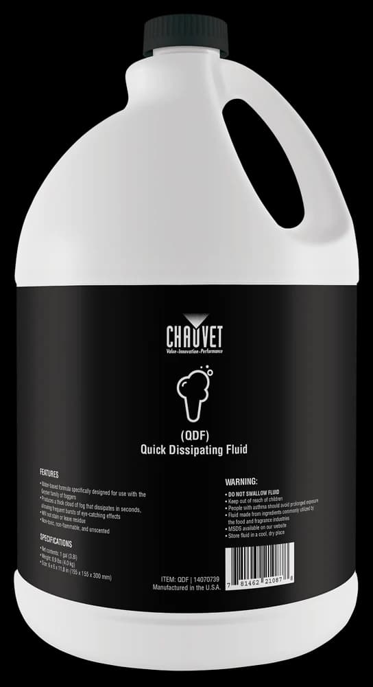 QDF (Quick Dissipating Fluid) – ürün görseli (CHAUVET Professional)