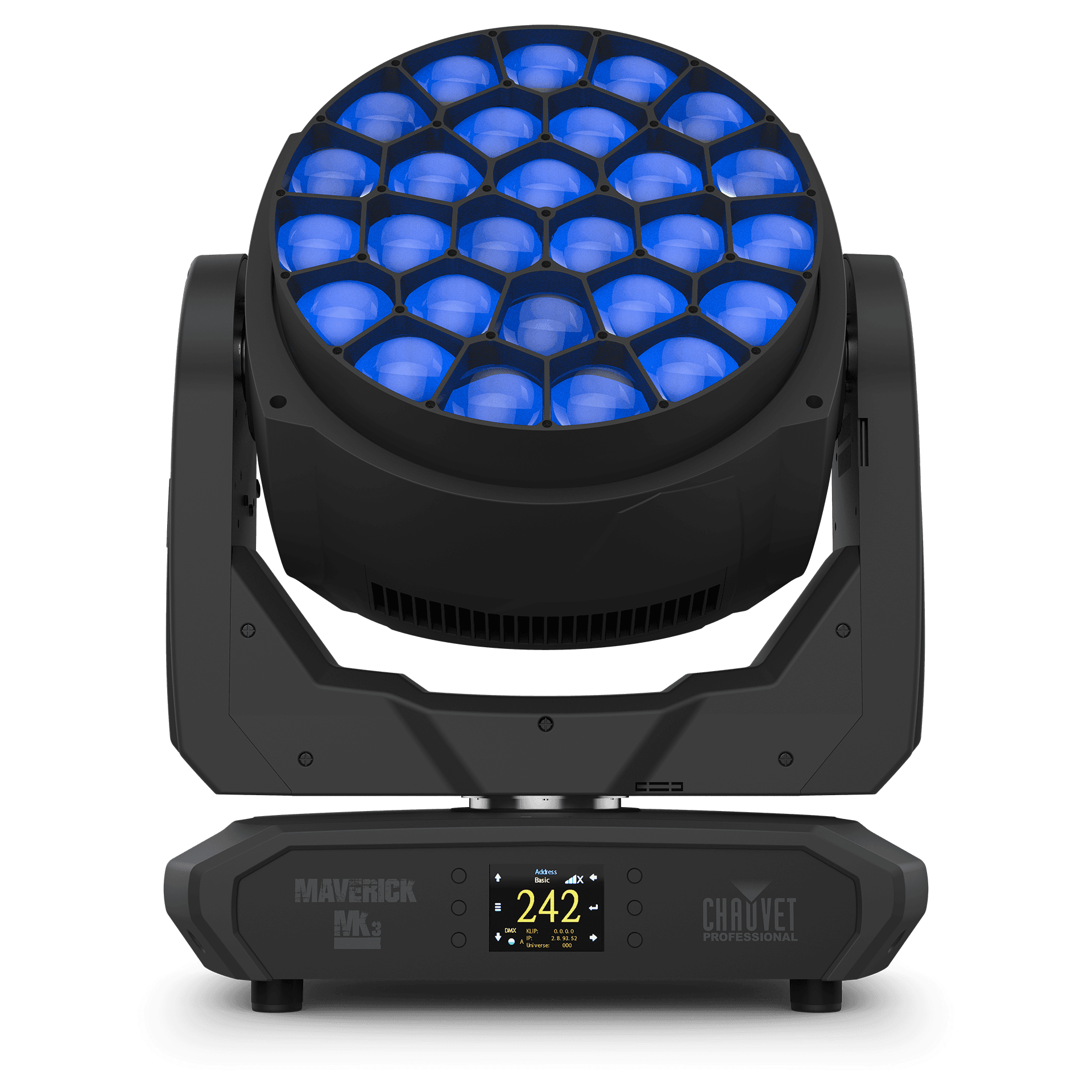 Maverick MK3 Wash – ürün görseli (CHAUVET Professional)
